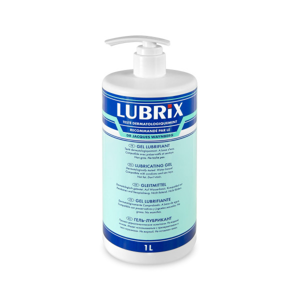 Gel lubrifiant 1 litre à base d'eau Lubrix 